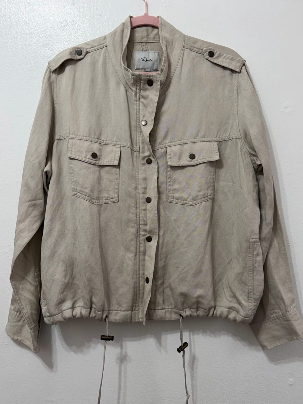RAILS Collins Jacket ON Khakis COLOR